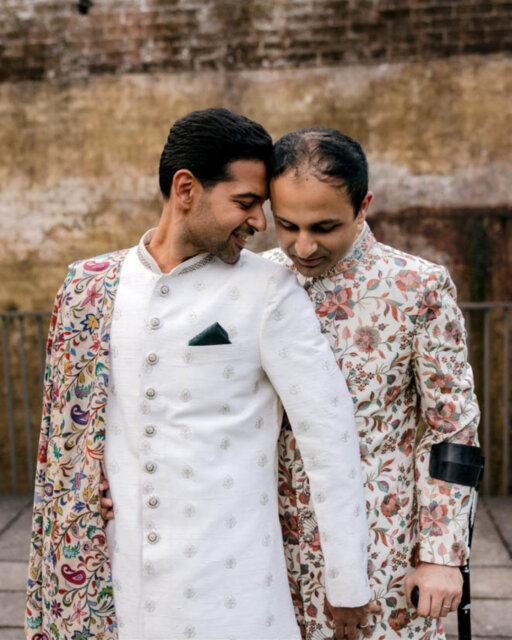 They swiped right in 2016. Got engaged in 2019. Waited out a pandemic (and some self-confessed laziness). And finally said yes in the most Madhav-and-Kunal way: with three days of celebrations across Sydney.⁠
⁠
A Sangeet full of bold florals and even bolder dance moves. A ceremony with misty vows and lunch at Totti’s. A black-tie reception in the Art Gallery of NSW, where they partied beneath moody chandeliers and handpicked every last detail - from the cocktails to the band that made sure no one sat down.⁠
⁠
Eight years in, their wedding wasn’t about doing what was expected. It was about doing what felt good, true, and a little bit fancy. And honestly? That’s our favorite kind of wedding. ⁠
⁠
The link’s in our bio to see it all 👆⁠
⁠
Captured by Dancing With Her Partner, @samantha.heather (who you'll find inside our online directory of inclusive wedding pros 🌈)⁠
⁠
