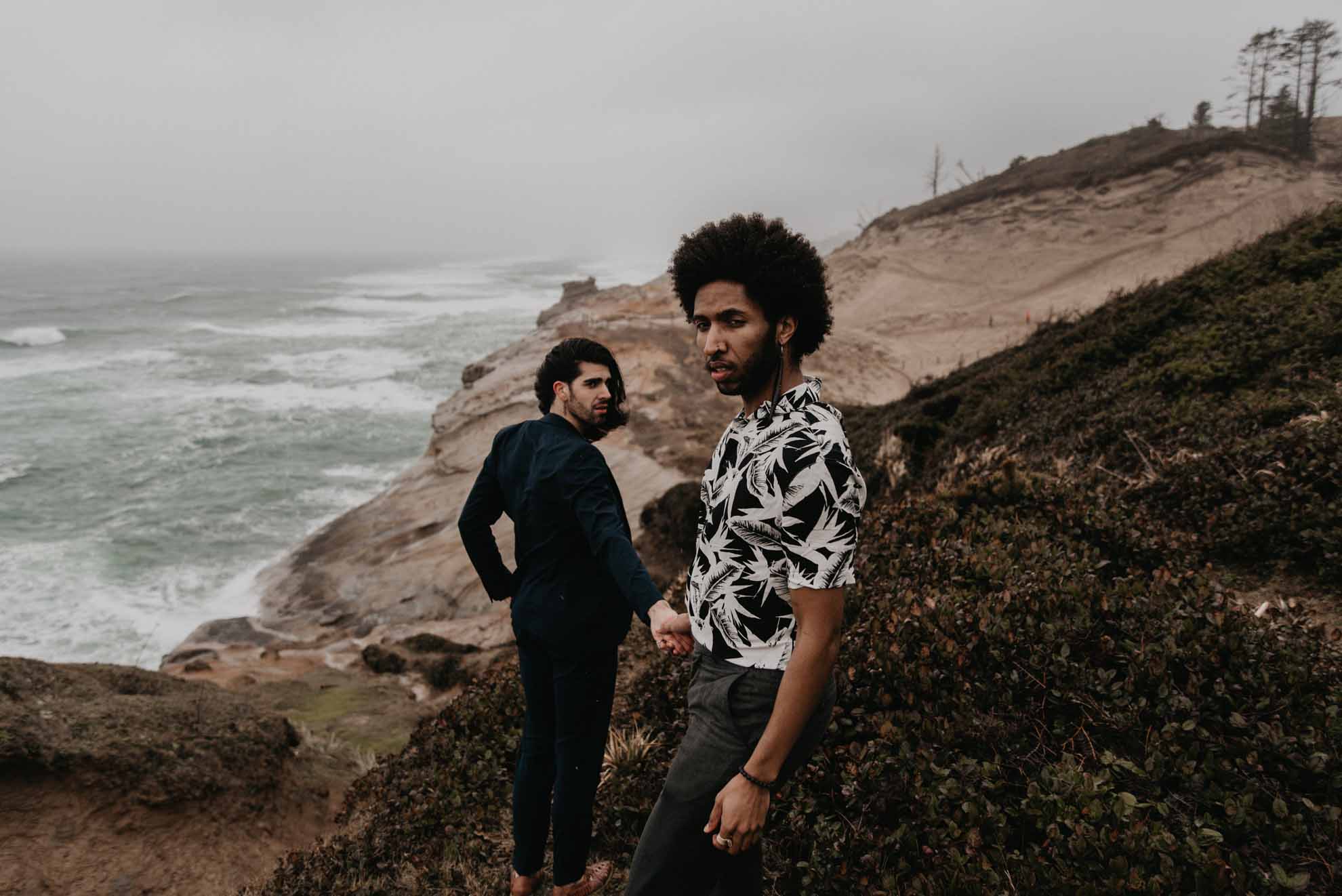 Emett Joseph photography queer two grooms gay lgbtq+ wedding elopement photography Seattle Washington Dancing With Her magazine