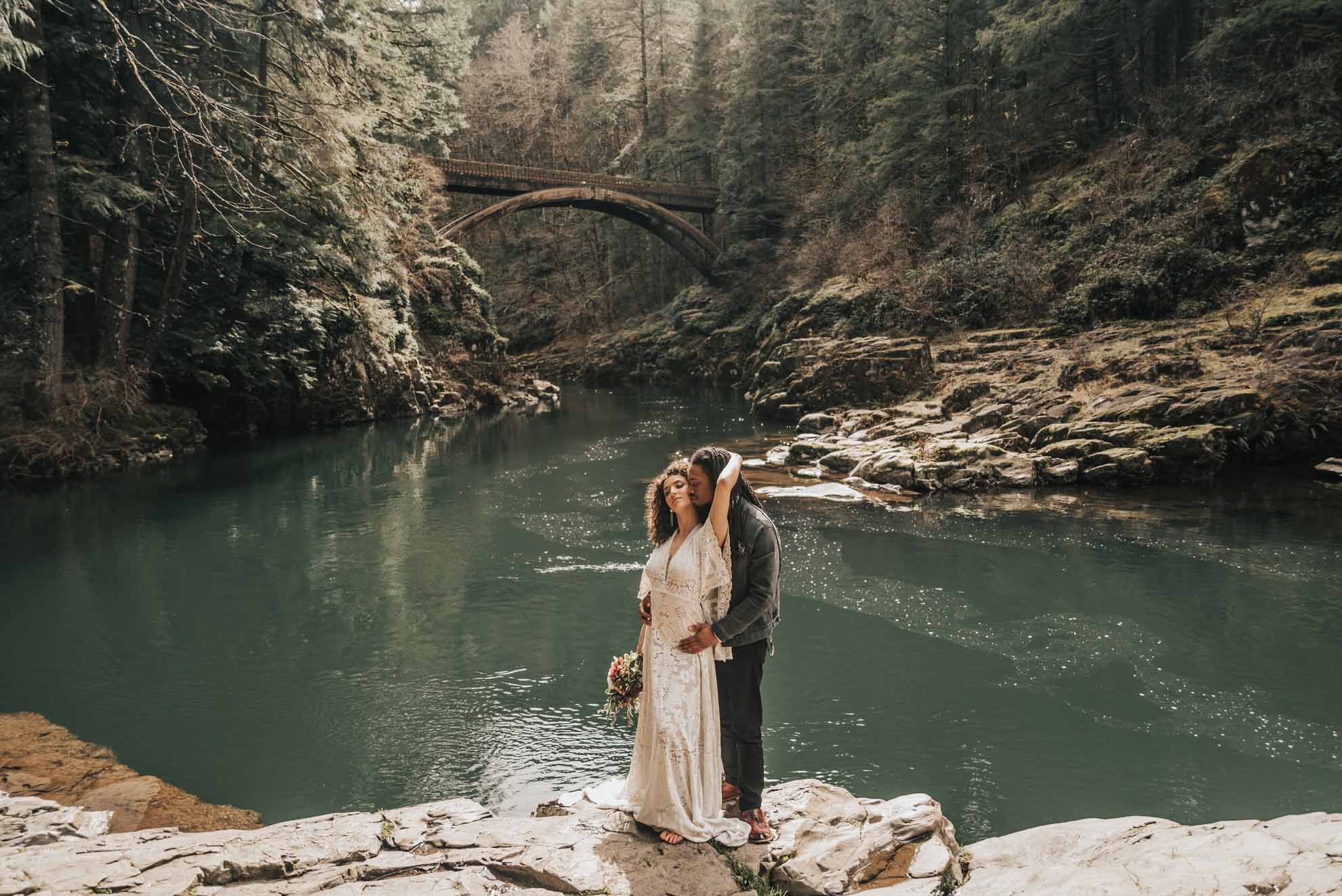 Emett Joseph photography queer two grooms gay lgbtq+ wedding elopement photography Seattle Washington Dancing With Her magazine