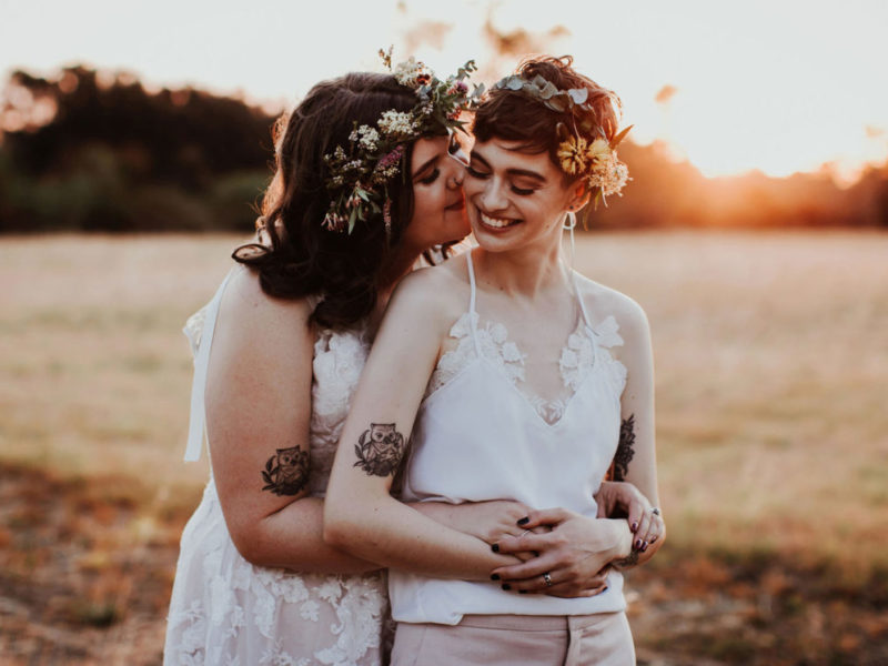 Lesbian Wedding in Perth - Two Brides