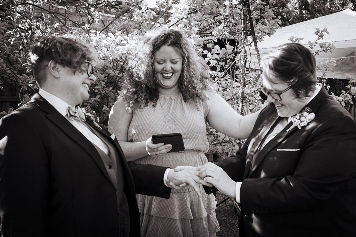 Precious Celebrations – lesbian queer Melbourne Victoria celebrant Fun bright gay wedding elopement Dancing With Them (4)