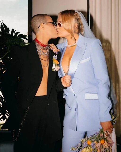 Move over Anna, this Met Gala 'Camp' Theme Celebration is ... well, 👆 just check out the wedding party 😍😍

Alex (she/her) & Cassi (she/her) threw the biggest, queerest party to celebrate that they’d actually, secretly, been married for an entire year before the big – gay- day. 

And, every.single.detail is just ... *deliciously queer* 🌈

Catch this one over on the blog - links linked up there for you 👆⁠

Featured in @dancingwithher
Captured by @our_ampersand_photo
Lovers @alexhunter__ & @cassigill⁠

Venue @mondaynight⁠
Engagement Rings @jackweirandsons & @pebbleandpolish⁠
Florist @samanthawarrendesigns⁠
Suit Designer @hebe_studio⁠
Wedding Rings @oliveavejewelry⁠
Shoes @alexandermcqueen⁠
Shoes @stuartweitzman⁠
Stationery @aleciavera