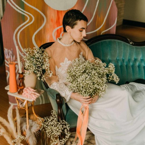 Alyssa Lentz photographer American queer gay wedding marriage Dancing With Them magazine