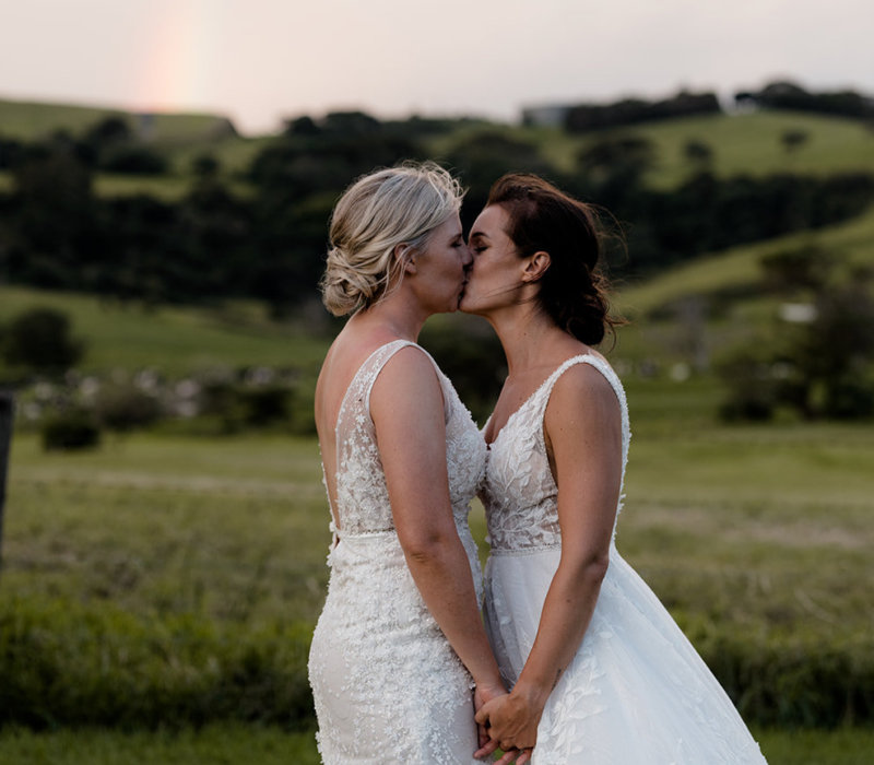 KLD Photography Lesbian two brides mrs & mrs same-sex gay wedding Australia New South Wales Dancing With Them magazine