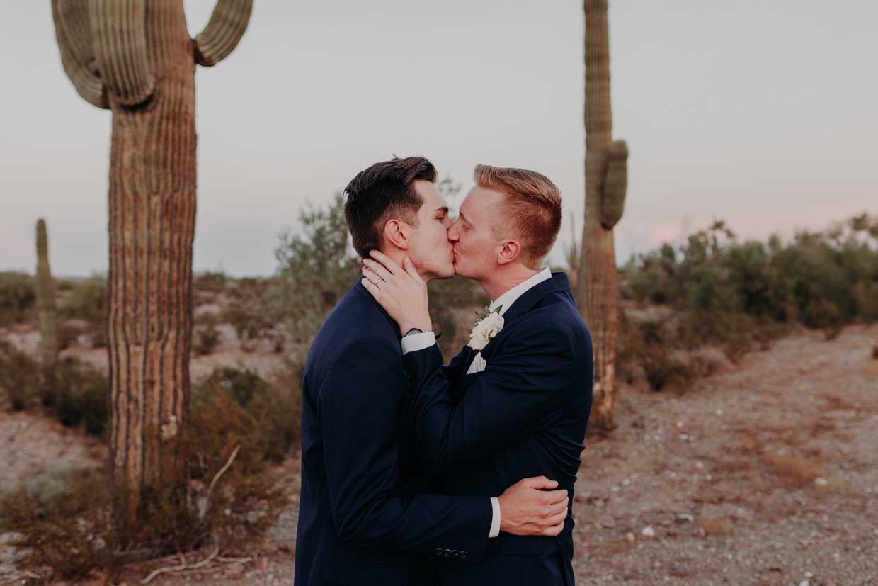 Suzy Goodrick Photography captured this gorgeous gay grooms wedding in Arizona USA