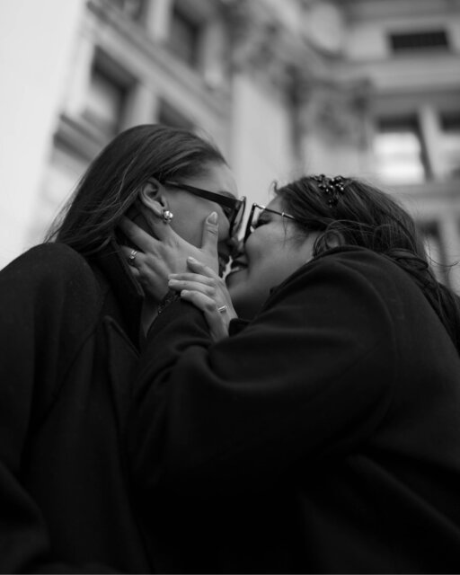 Jocelyn (she/her) & María (she/her) proving that sometimes, all you need is a marriage license, black outfits, and each other 🖤 ⁠
⁠
They planned their NYC City Hall elopement in just one week (!) after deciding to ditch the traditional wedding plans. ⁠
⁠
The vibe? ⁠
✨ All black everything (romper vs. dress)⁠
✨ Trader Joe’s DIY bouquet⁠
✨ Pizza and a nap to celebrate⁠
⁠
It’s giving main character energy in the best way possible.⁠
⁠
You'll find this one featured over on our blog, links up in the usual spot for you 👆️⁠
⁠
Featured in @dancingwithher⁠
Photography by @kayceecherryphoto⁠
⁠
Event planner @beyond.designsco