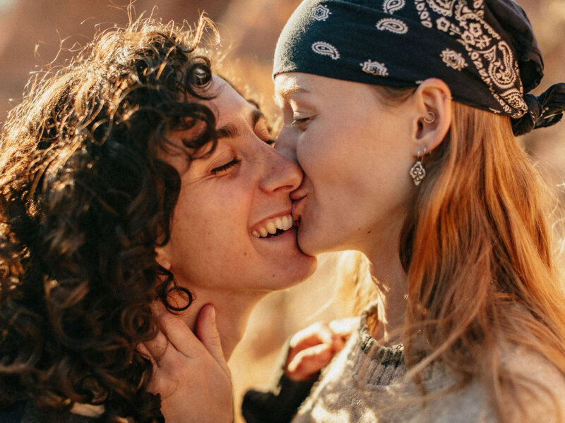 A queer love story from meeting at a local gym