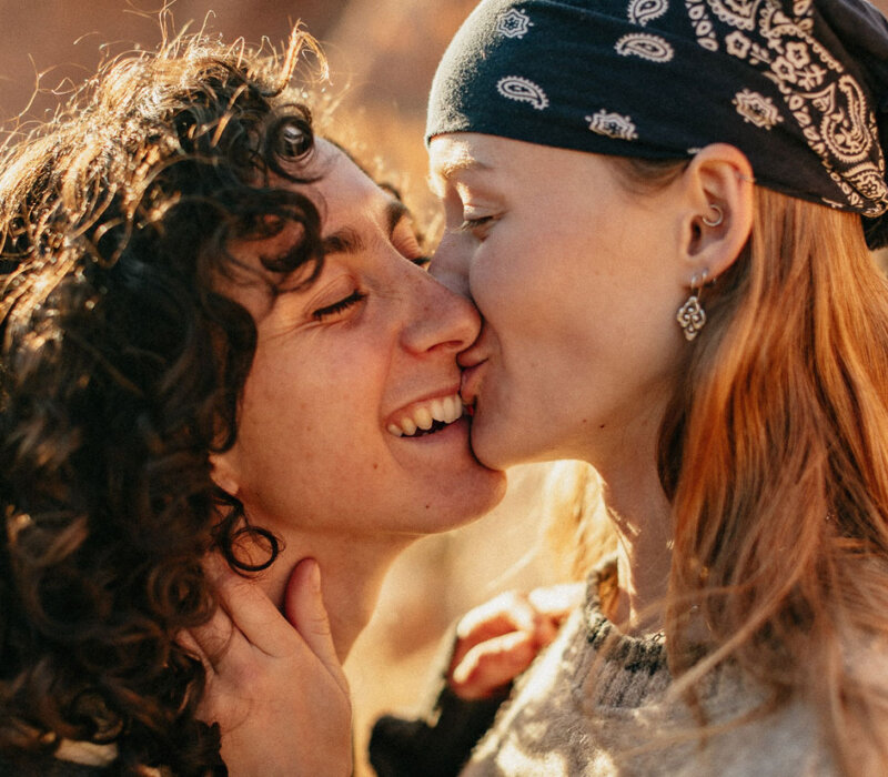 A queer love story from meeting at a local gym