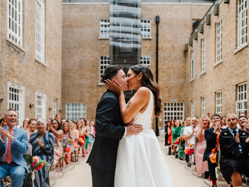 A romantic non-binary wedding